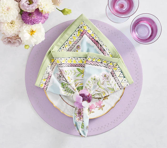 Kim Seybert Lilac Starry Night Placemat Set of 4