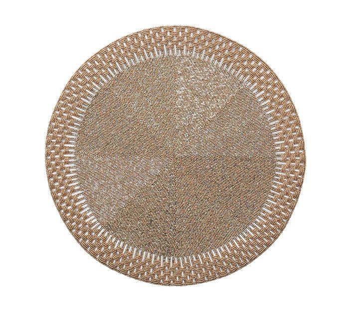 Kim Seybert Palisade Placemat in Gold & Silver