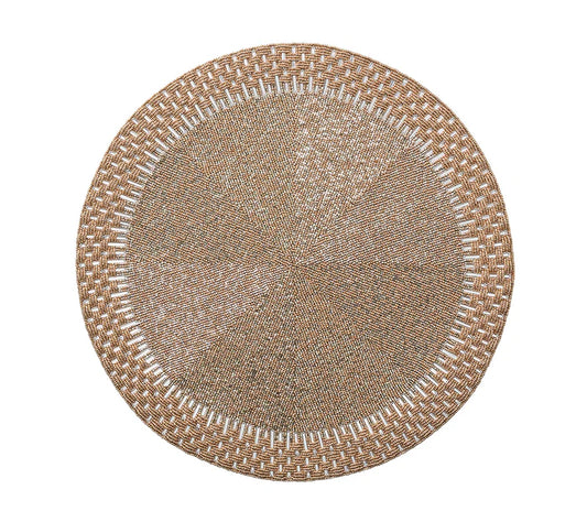 Kim Seybert Palisade Placemat in Gold & Silver