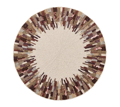 Kim Seybert Diadem Placemat in Brown & Multi, Set of 2