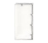 Kim Seybert Divot Napkin in White & Silver