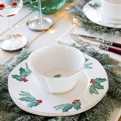 Vietri Lastra Evergreen - European Dinner Plate