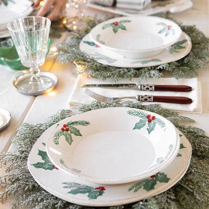 Vietri Lastra Evergreen - European Dinner Plate