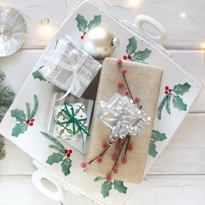 Vietri Lastra Evergreen - Handled Square Platter