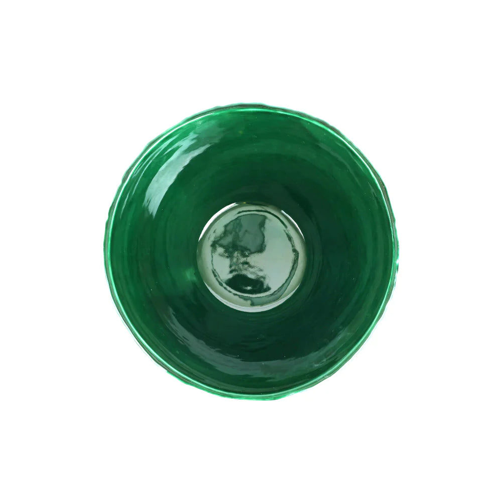 Vietri Lastra Holiday - Green Figural Small Deep Bowl