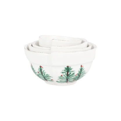 Vietri Lastra Holiday - Assorted Prepping Bowls S/4