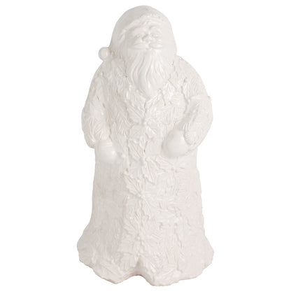 Vietri Lastra Holiday - Figural Santa with Foliage