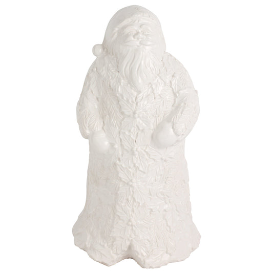 Vietri Lastra Holiday - Figural Santa with Foliage