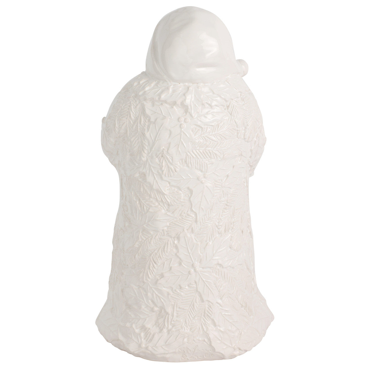 Vietri Lastra Holiday - Figural Santa with Foliage