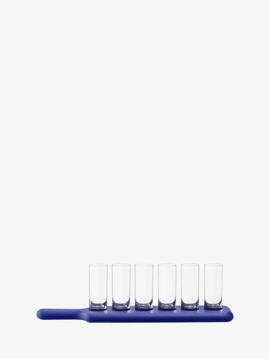 LSA Blue Paddle Vodka Serving Set