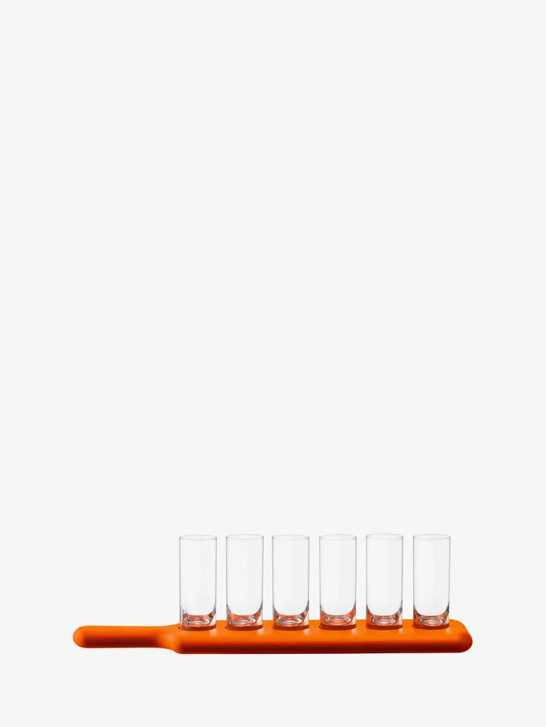 LSA Orange Paddle Vodka Serving Set