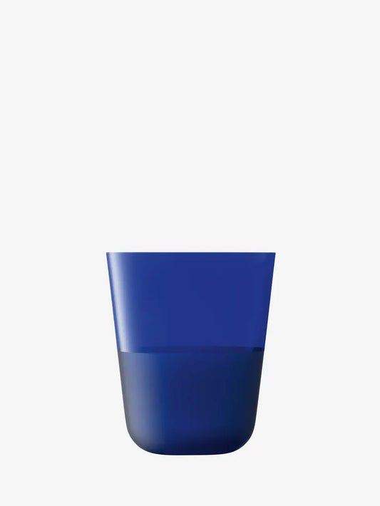 LSA International Cobalt Arc Contrast Tumbler 13oz Set of Two