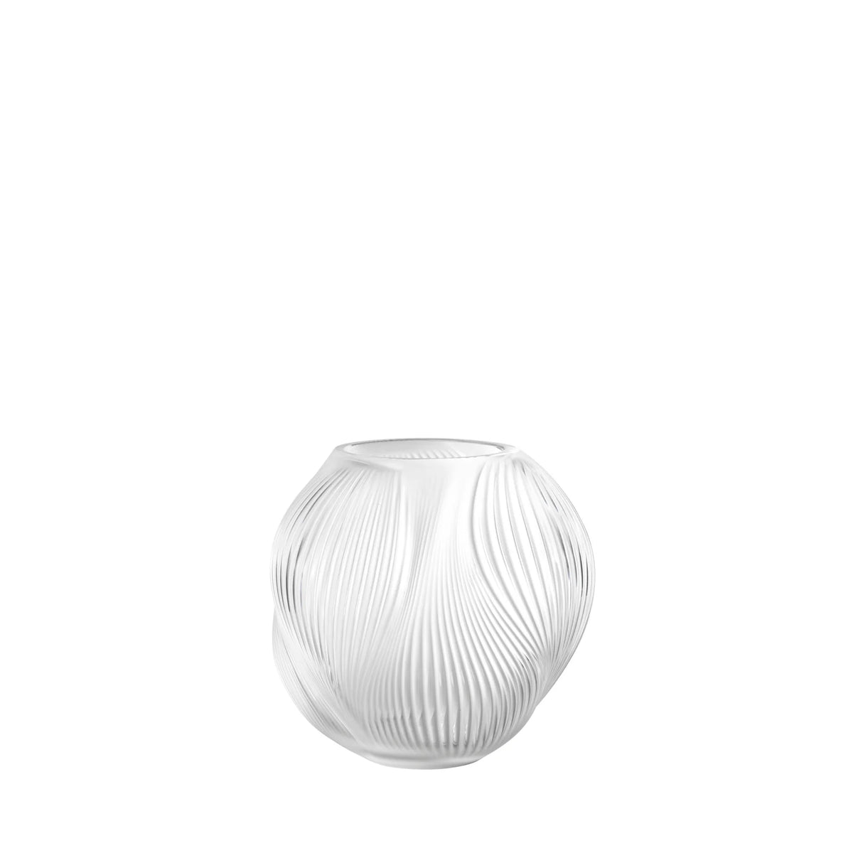Lalique Alizé Small Vase Clear Crystal