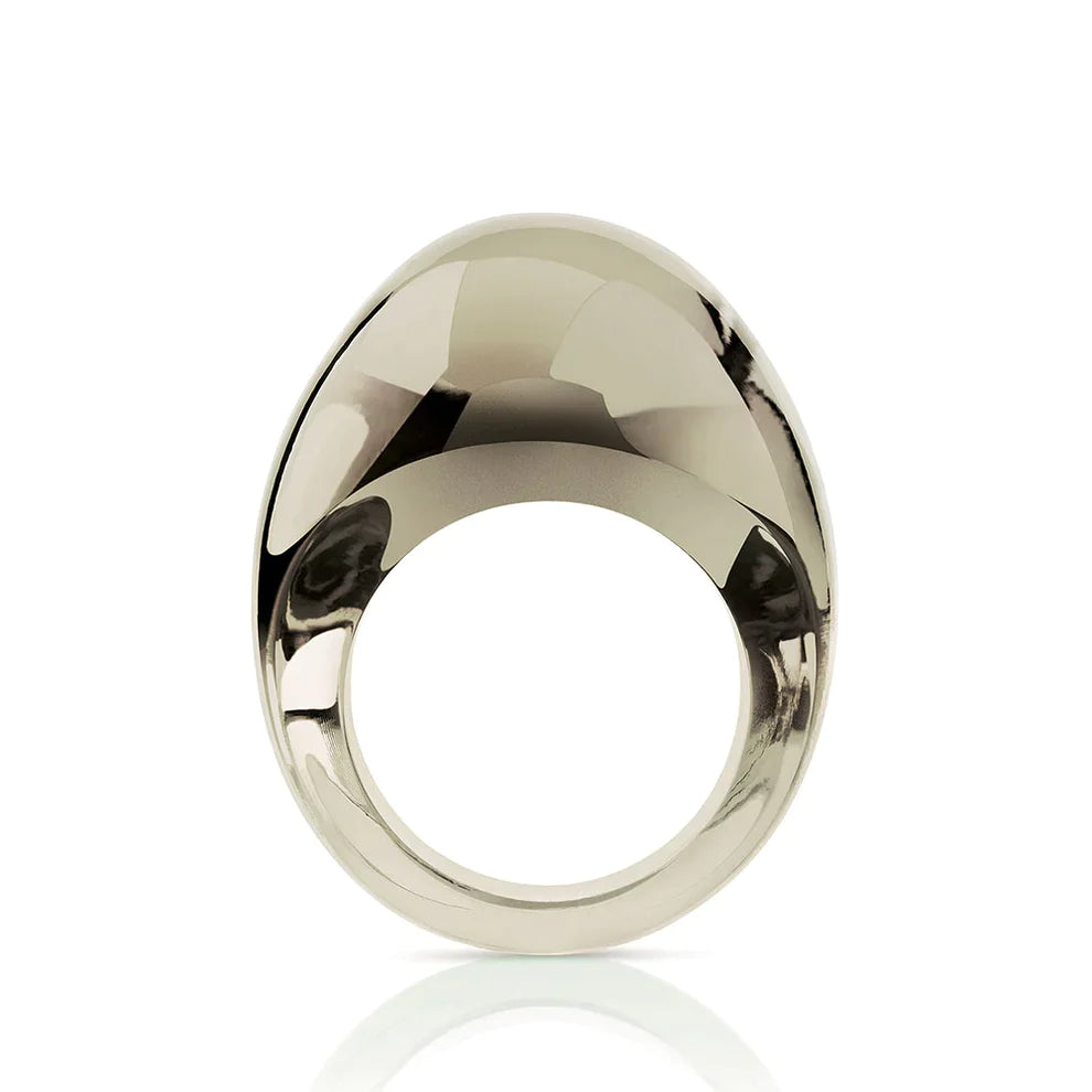 Lalique Ring Cabochon Bronze Crystal Size 7 3 4 55 Coast 2 Coast Collection