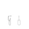 Lalique Earrings - Empreinte Animale -Small - Clear Crystal, Silver