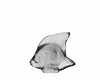 Lalique Gray Fish Sculpture