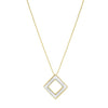 Lalique Losange Clear Pendant Bacchantes Necklace