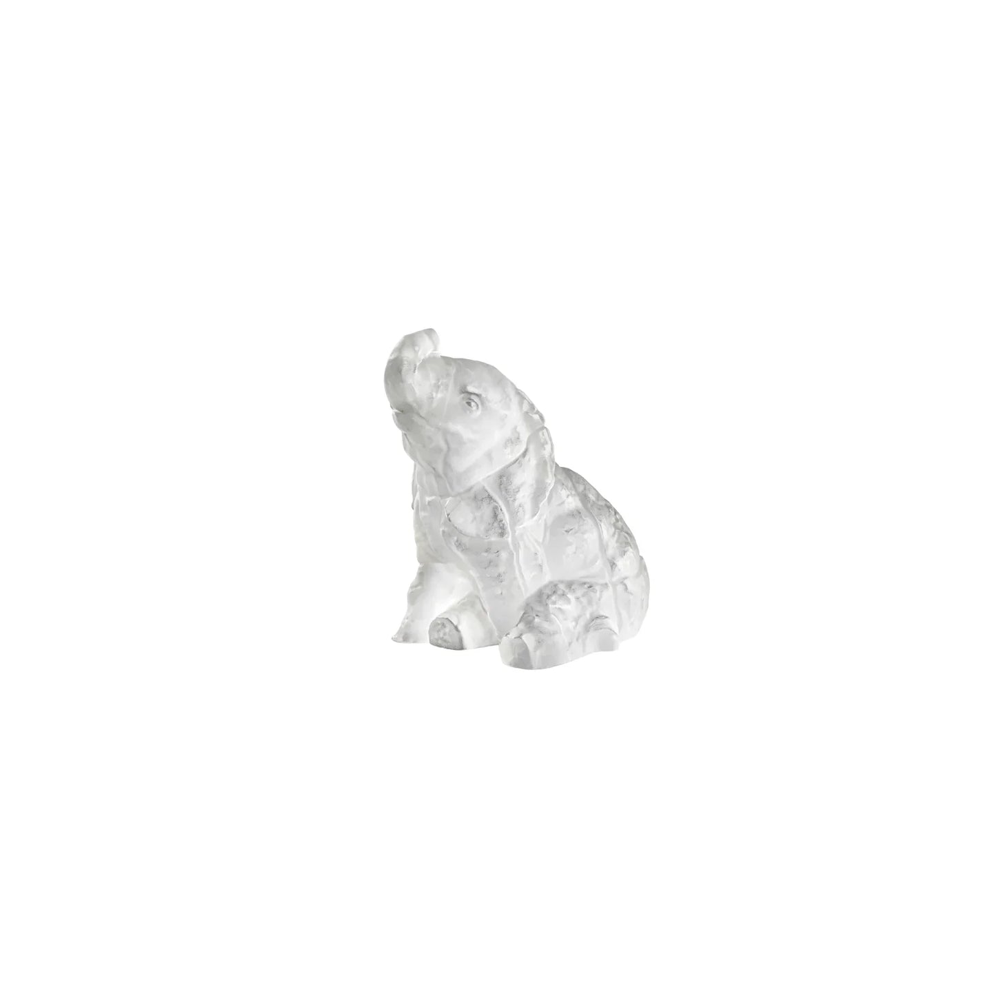 Lalique Baby Elephant Sculpture