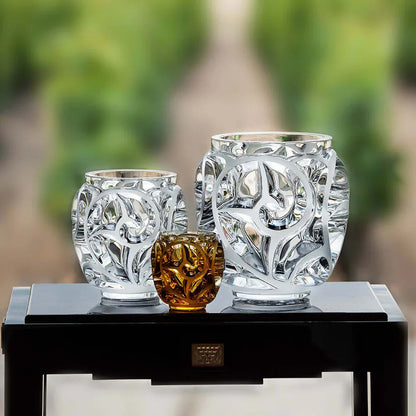 Lalique Tourbillons Vase Clear crystal