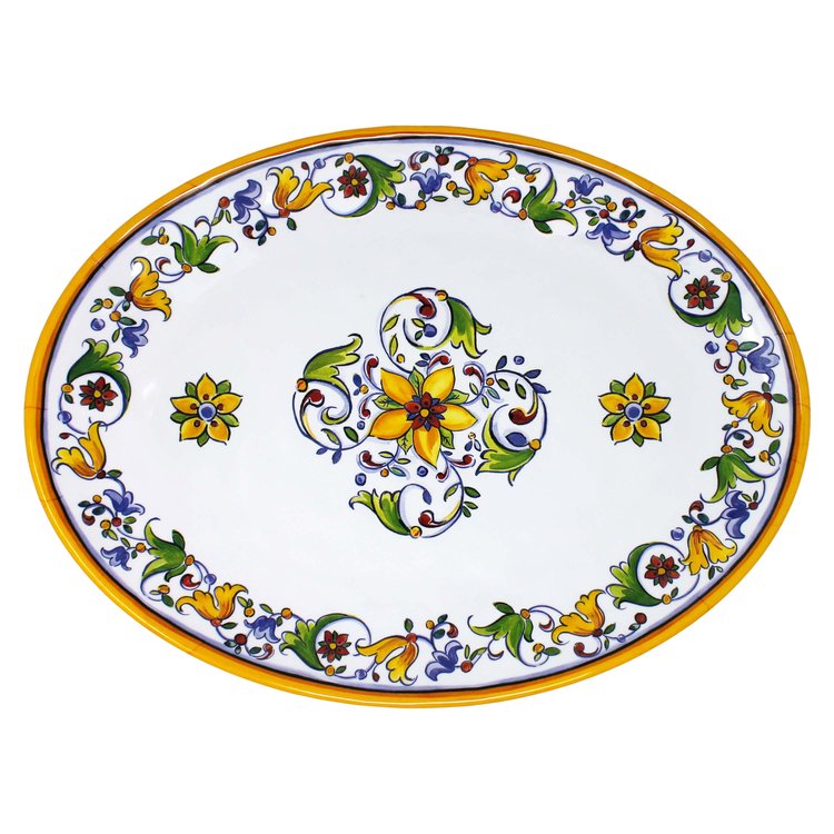 Le Cadeaux Capri Oval Platter Melamine 16 inches