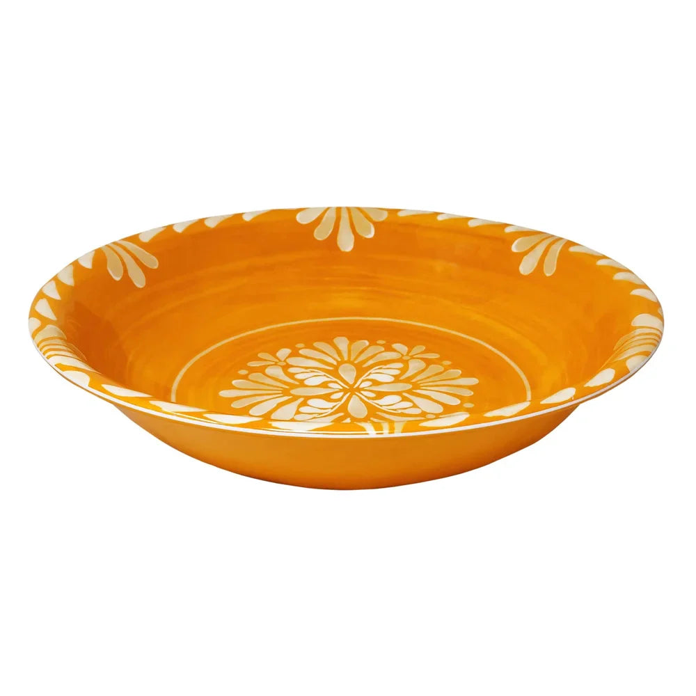 Paloma Orange Salad Bowl 13.75 in Le Cadeaux