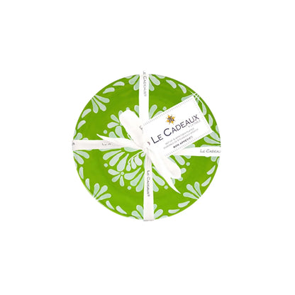 S4 Paloma Green Appetizer Plates Set of 4 Le Cadeaux
