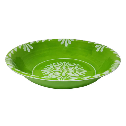 Paloma Green Salad Bowl 13.75 in Le Cadeaux