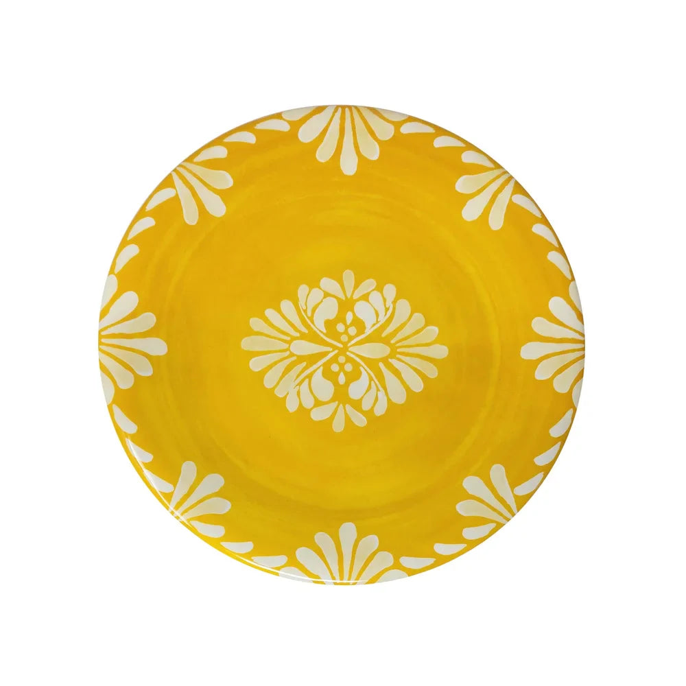Paloma Yellow Salad Plate Le Cadeaux
