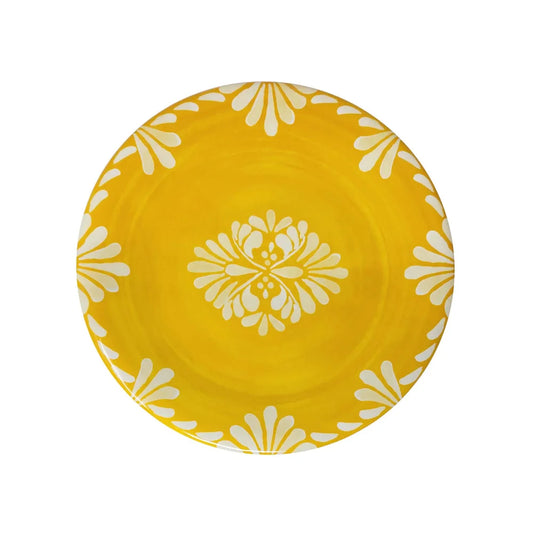 Paloma Yellow Salad Plate Le Cadeaux