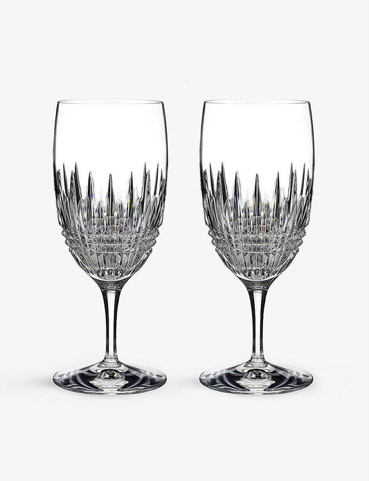Waterford Lismore Diamond Essence Water Glasses, Set of 2