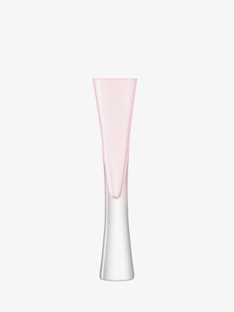 LSA Moya Pink Champagne Flutes 6oz Set of Two