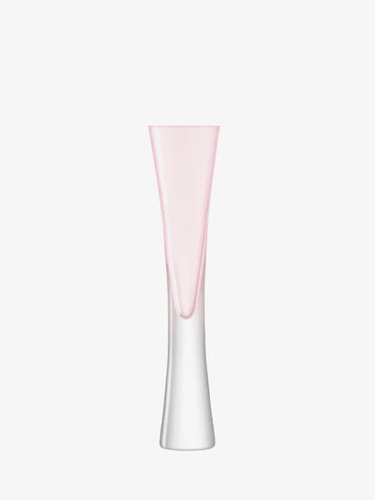 LSA Moya Pink Champagne Flutes 6oz Set of Two
