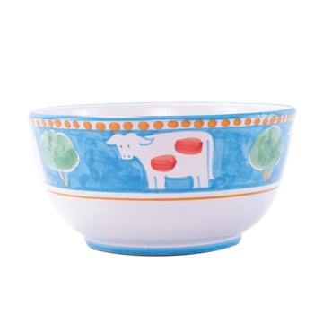 Vietri Campagna Mucca (Cow) Deep Serving Bowl