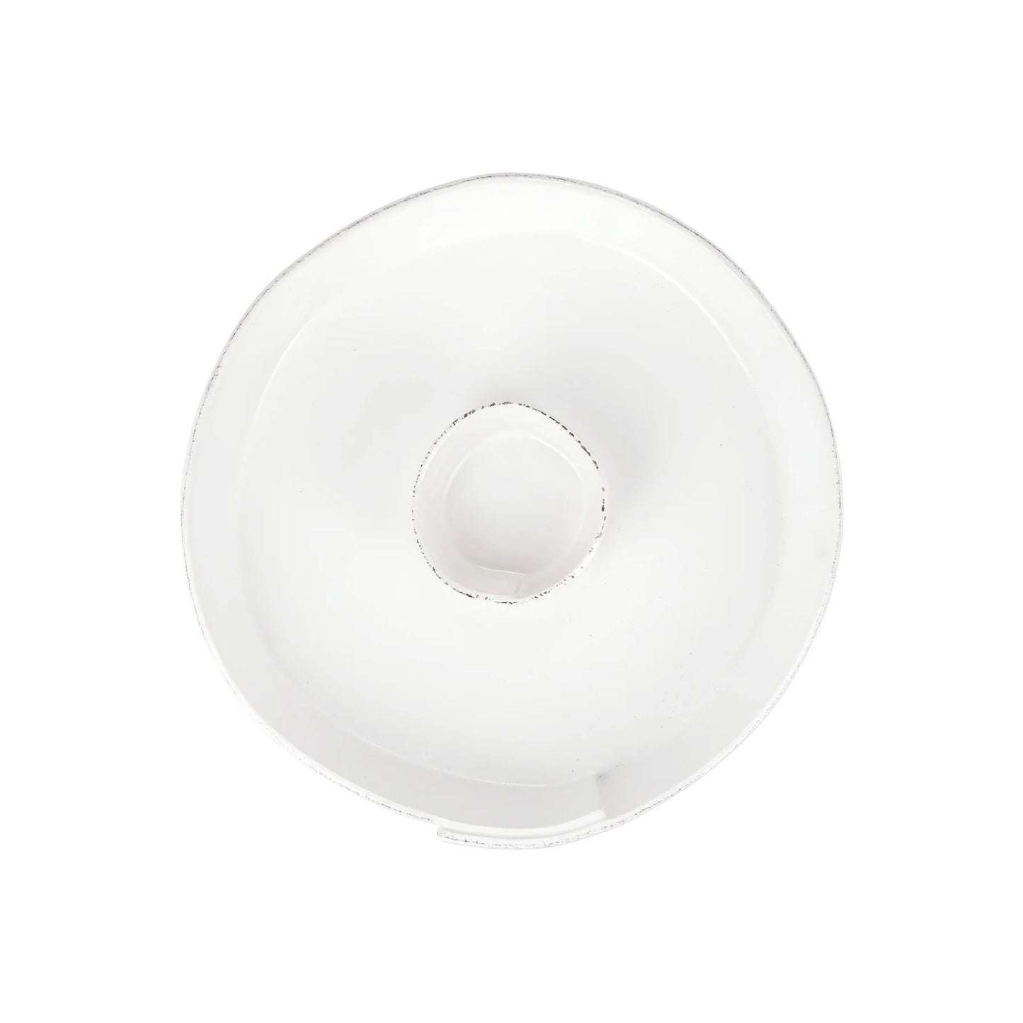 Vietri Melamine: Lastra White - Chip and Dip