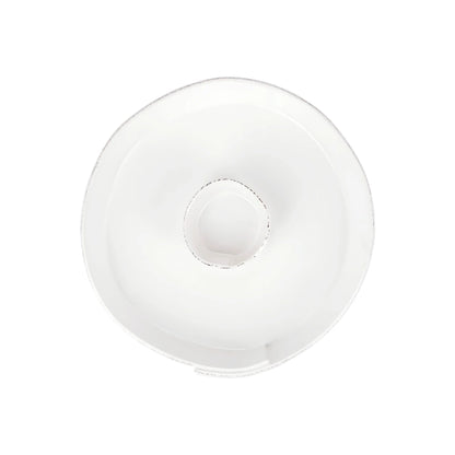 Vietri Melamine: Lastra White - Chip and Dip