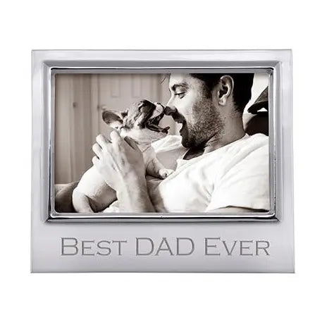Mariposa Best Dad Ever Signature 4x6 Frame
