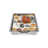 Mariposa Napkin Box Set - Beaded - Halloween Pumpkin Weight