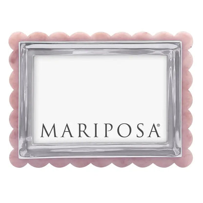Mariposa 4x6 Pink Acrylic Scallop Frame