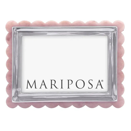 Mariposa 4x6 Pink Acrylic Scallop Frame