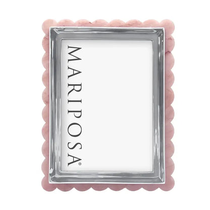 Mariposa 5x7 Pink Acrylic Scallop Frame