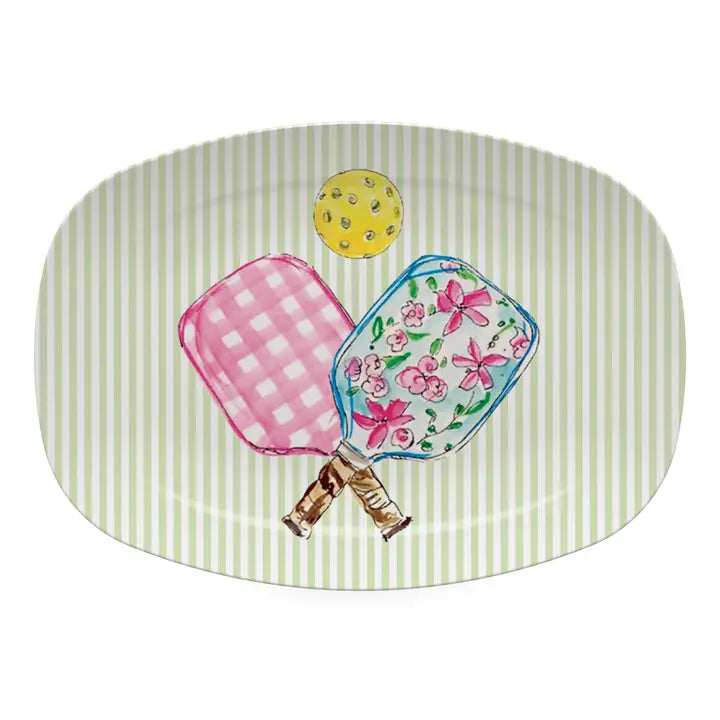 Mariposa Pickleball Double Paddle Platter