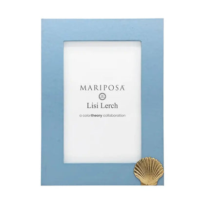 Mariposa 4x6 Scallop Periwinkle 4x6 Frame