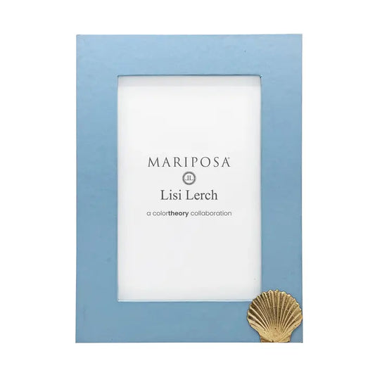 Mariposa 4x6 Scallop Periwinkle 4x6 Frame
