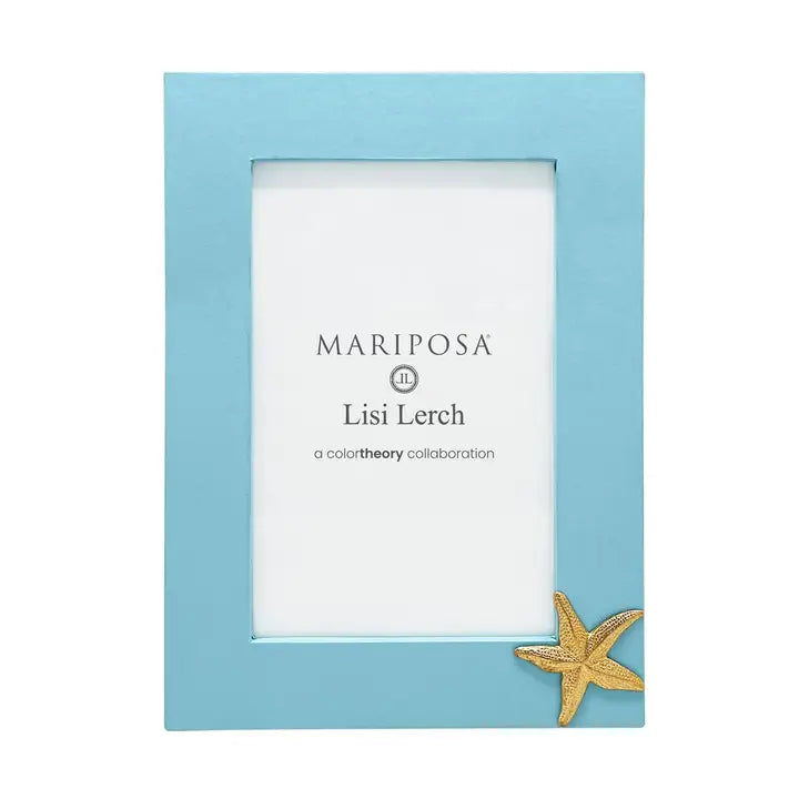 Mariposa Starfish Sky Blue 4x6 Frame