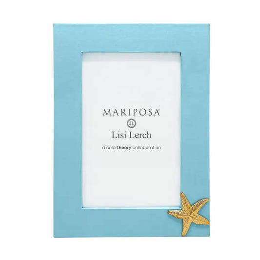 Mariposa Starfish Sky Blue 4x6 Frame