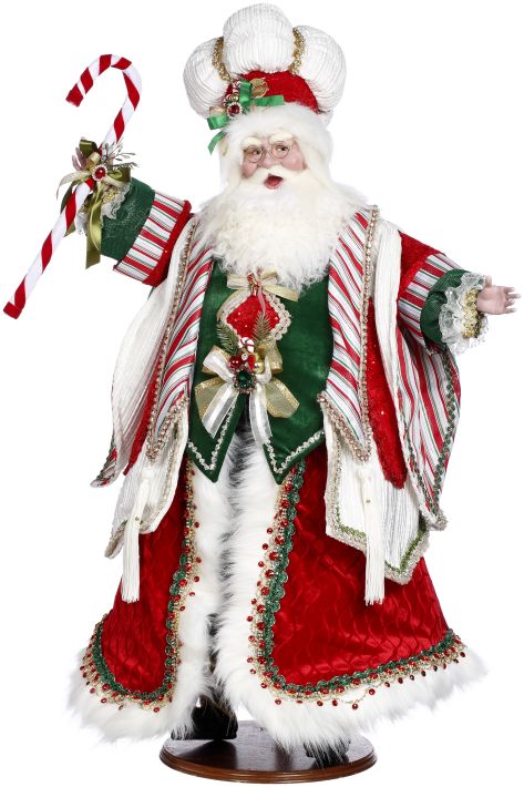 Mark Roberts Candy Cane Santa 35 inches 2025