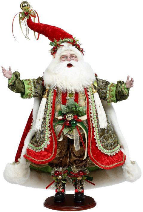 Mark Roberts Holly and Ivy Santa - 25.5 Inches 2025