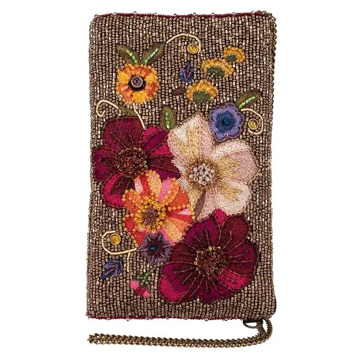 Mary Frances Crossbody Budding Romance Phone Bag