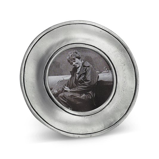Lombardia Round Small Frame Match Pewter