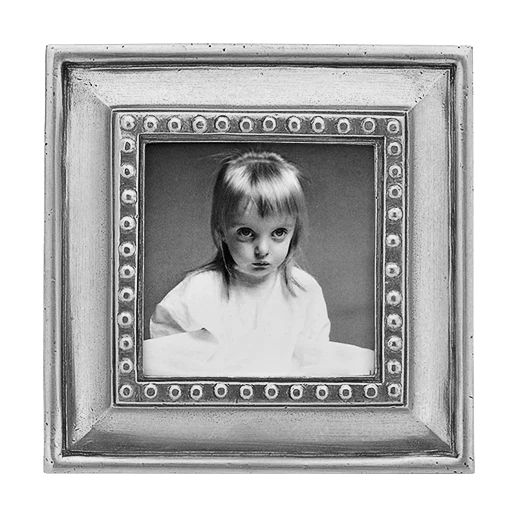 2.4 in Veneto Square Frame Small Match Pewter